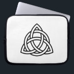 Celtic Trinity Knot Triquetra Symbol Laptop Sleeve<br><div class="desc">Also known as the Triquetra,  the trinity knot is commonly associated with earth,  fire,  and air. It represents the mind,  body,  and soul.</div>