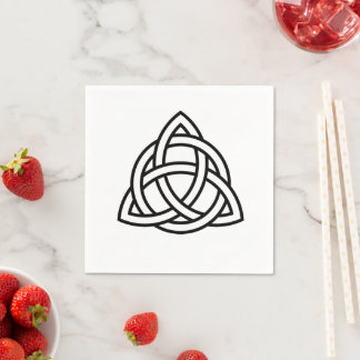 Celtic Trinity Knot Triquetra Symbol Napkin