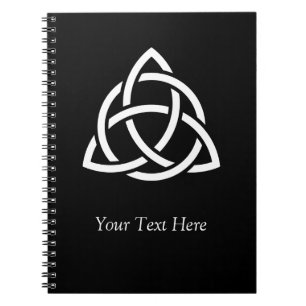 Celtic Trinity Knot Triquetra Symbol Personalised Notebook