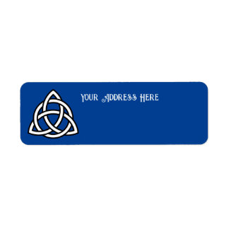 Celtic Trinity Knot Triquetra Symbol Return Address Label
