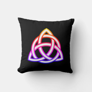 Celtic Trinity Knot Triquetra Wicca Symbol Cushion