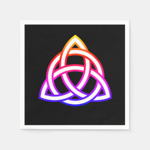 Celtic Trinity Knot Triquetra Wicca Symbol Napkin