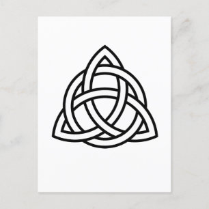 Celtic Trinity Knot Triquetra Wicca Symbol Postcard