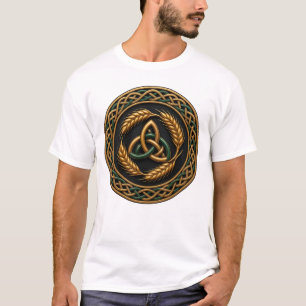 Celtic Trinity Knot Wheat Harvest T-Shirt