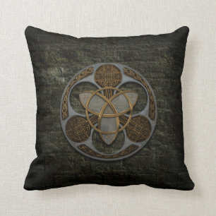 Celtic Trinity Shield Cushion