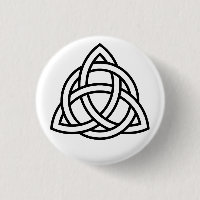 Celtic Triquetra (Trinity) Button