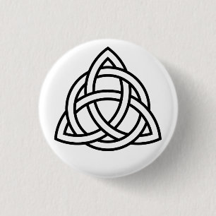Celtic Triquetra (Trinity) Button