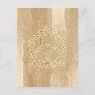 Celtic Triquetra Trinity Knot Postcard