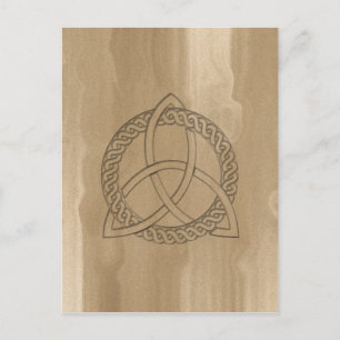 Celtic Triquetra Trinity Knot Postcard