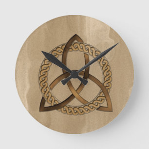 Celtic Triquetra Trinity Knot Wall Clock
