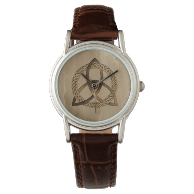 Celtic Triquetra Trinity Knot Women's Watch (Front)