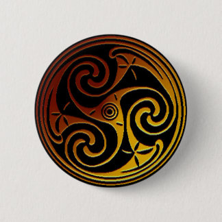 Celtic Triskele Button