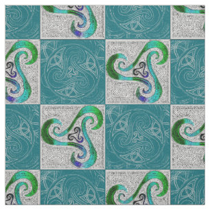 celtic Triskele Fabric