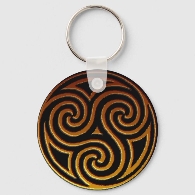Celtic Triskele Key Chain (Front)