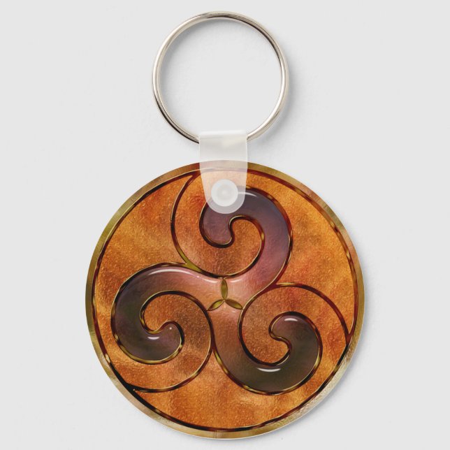 Celtic Triskele Key Ring (Front)