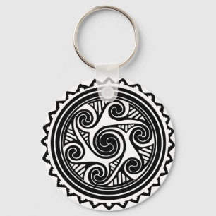 Celtic Triskele Key Ring