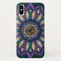 Celtic Triskele Mandala iPhone X Case