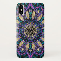 Celtic Triskele Mandala iPhone X Case