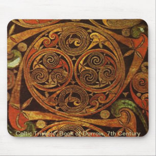 Celtic Triskele Mouse Pad