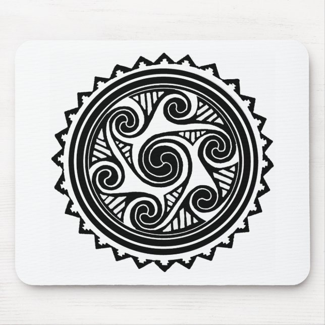 Celtic Triskele Mouse Pad (Front)