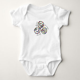 Celtic Triskele Strength Symbol Bodysuit