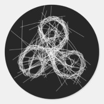 Celtic triskele - Triple spiral symbol.