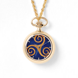 Celtic Triskelion (Blue) Custom Watch