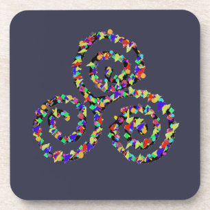 Celtic Triskelion Strength Coaster
