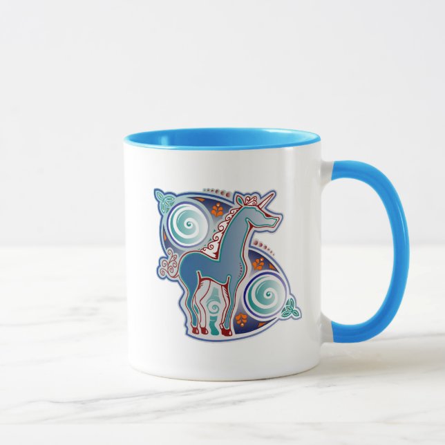 Celtic unicorn mug (Right)