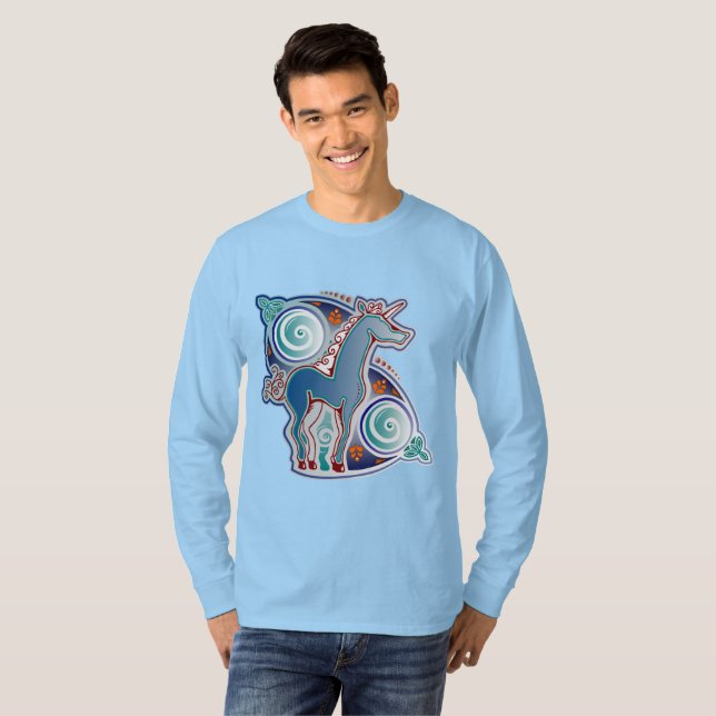 Celtic unicorn T-Shirt (Front Full)