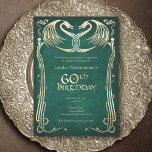 Celtic Viking Dragon 60th Birthday Invitation<br><div class="desc">The wedding invite for the high-elf or viking at heart. The coordinating pieces of this elves dragon wedding invitation suite feature dragons and art nouveau details with Celtic text on a parchment background. Perfect for your rpg gamer, viking, or mediaeval wedding or other occasion. Order your printed invitations and party...</div>