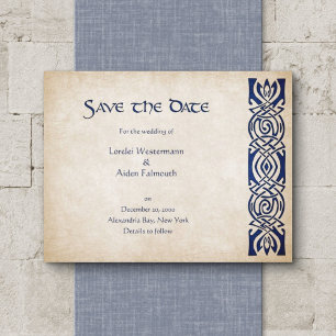 Celtic Viking Fantasy Wedding Save The Date