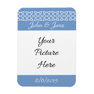 Celtic Weave Hearts in Periwinkle Reminder Magnet