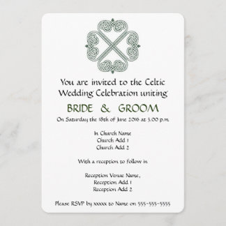 Celtic Wedding Celebration Invitation
