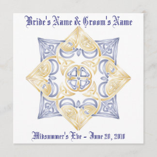 Celtic Wedding Knot Inivitation (Non-traditional) Invitation