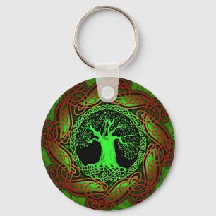 Celtic Wisdom Tree II Key Ring