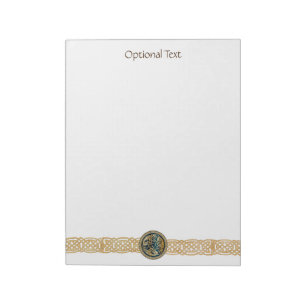 Celtic Wolf Knotwork Triad Notepad