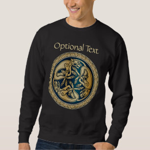 Celtic Wolf Knotwork Triad Sweatshirt