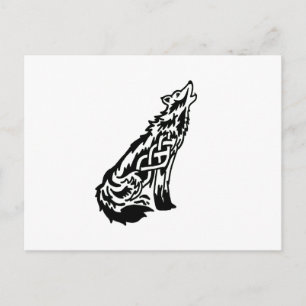 Celtic Wolf Postcard