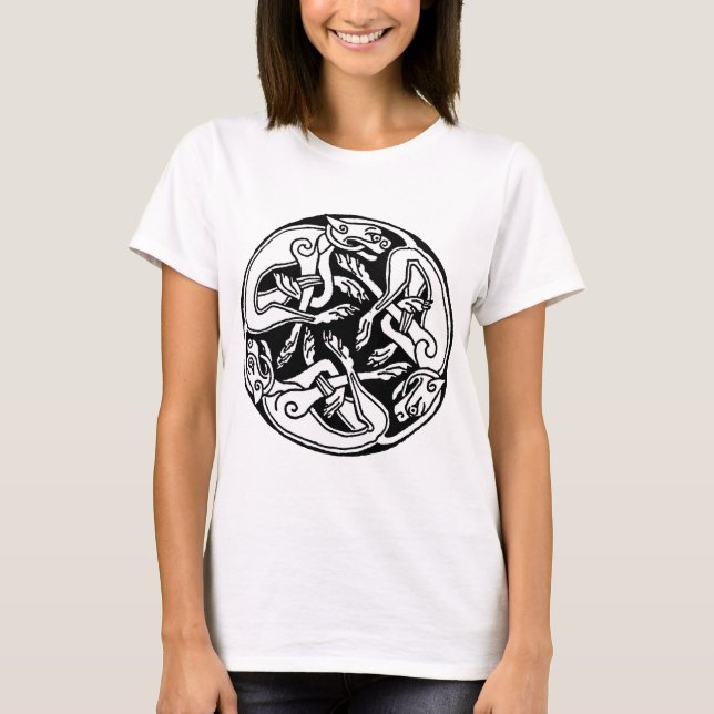 Celtic Wolf T-Shirt (Front)