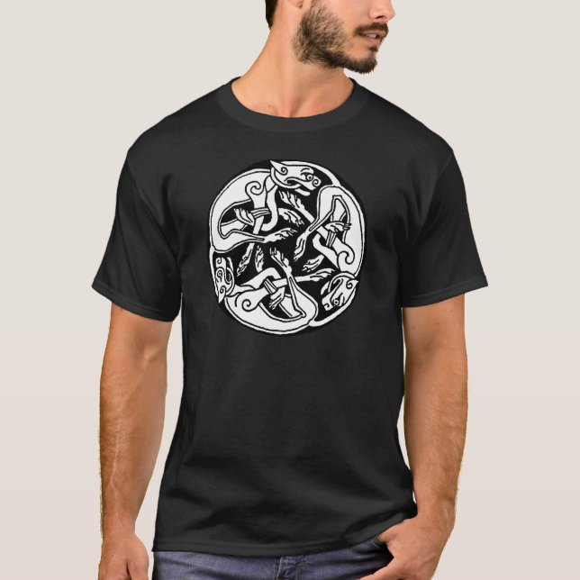 Celtic Wolf T-Shirt (Front)