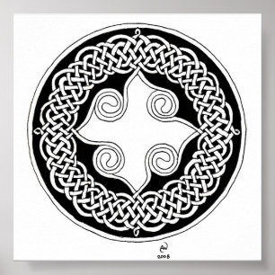 Celtic wreath One Poster