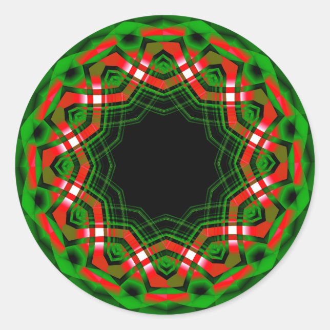 Celtic Yule Festival Classic Round Sticker (Front)