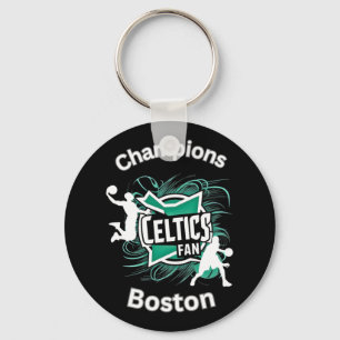 Celtics Basketball Tri-blend Key Ring