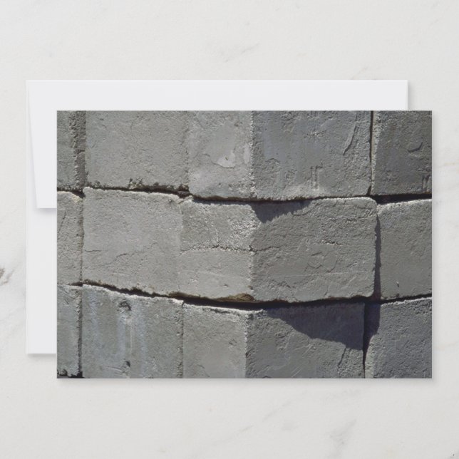 Cement block wall (Front)