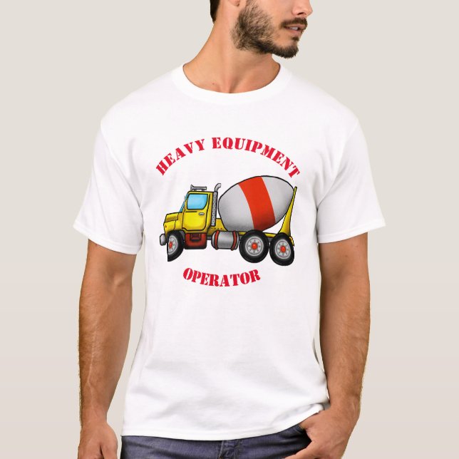 Cement Mixer Mens T-Shirt (Lite Colours) (Front)