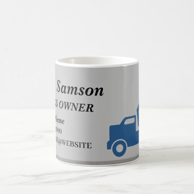 Cement Truck Construction Service  Coffee Mug (Center)