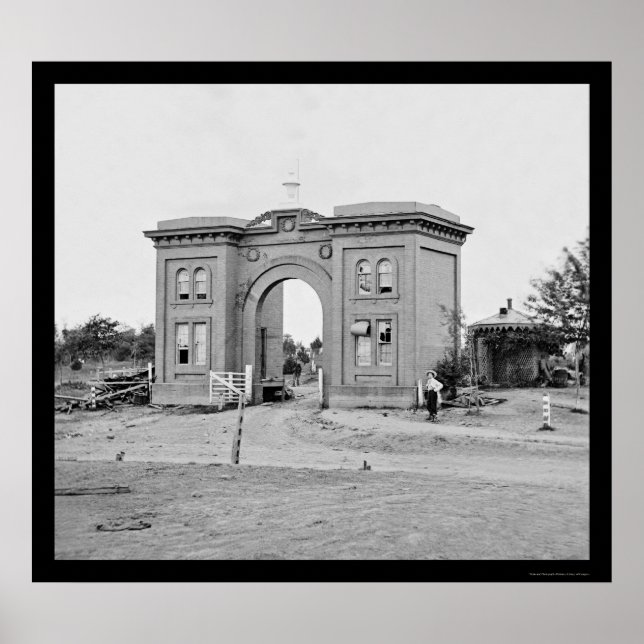 Cemetery Gatehouse at Gettysburg 1863 Poster (Front)