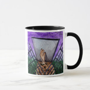 Cemetery Gates Blank Greeting Card Mug