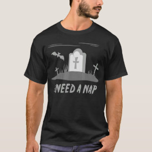 Cemetery Gothic women's girl's Halloween T-Shirt
